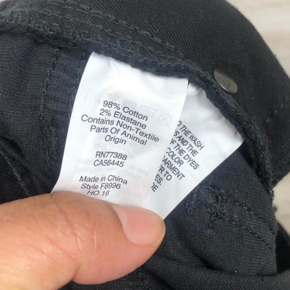 Madewell Black Velvet Pants - Picture 3 of 4